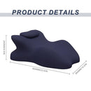 COMFORSHARE HOME MEMORY FOAM ERGONOMIC WEDGE PILLOW PRONE SLEEPING - BLUE - Like New