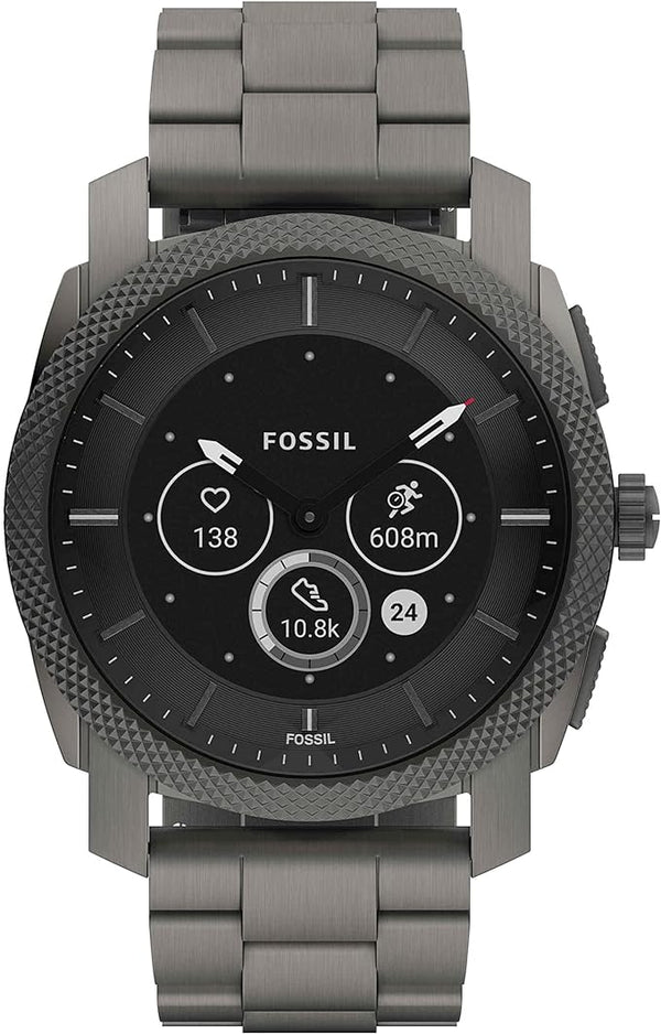 Fossil Gen 6 Hybrid Smart Watch for Men with Alexa Built-In, 24MM DW14F1 - SMOKE Like New