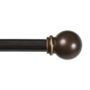 KENNEY CHELSEA 48-IN TO 86-IN OIL RUBBED BRONZE STEEL SINGLE CURTAIN ROD - Like New