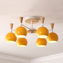 BAYCHEER Nordic Creative Semi Flush Mount Ceiling Light, Yellow - Brand New