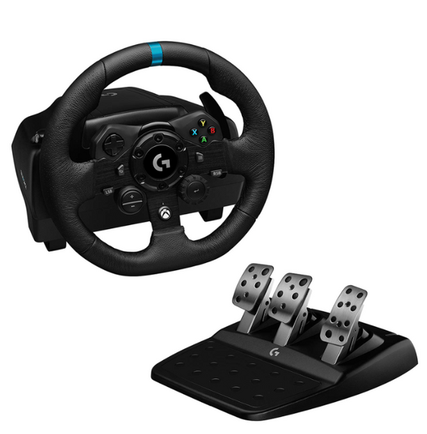 Logitech G923 Racing Wheel and Pedals for Xbox or PC Black 941-000156 New
