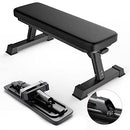 FF FINER FORM GYM QUALITY FOLDABLE FLAT BENCH FOR MULTI-PURPOSE WEIGHT - Like New