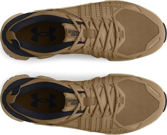 3024953 UNDER ARMOUR MICRO G STRIKEFAST TACTICAL SHOES MEN'S COYOTE SIZE 11 - Like New