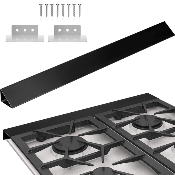 AMYLOVE 30 INCH LARGE STOVE GAP COVER SSU0709-L - BLACK - Like New