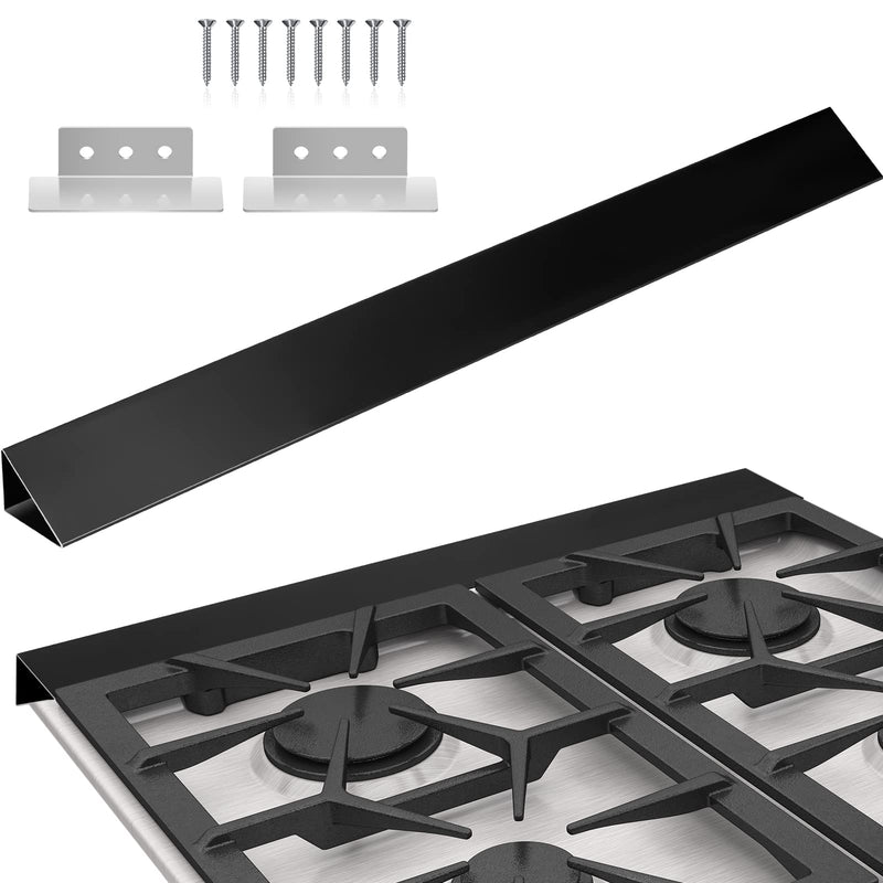 AMYLOVE 30 INCH LARGE STOVE GAP COVER SSU0709-L - BLACK - Like New