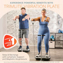Lifepro TrimLite Vibration Plate Handles Magnetic Accupoints B0BDPK6K2N - Black - Brand New