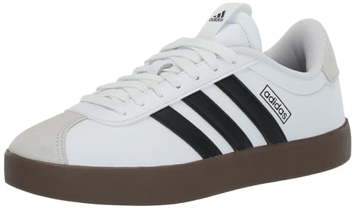 ADIDAS MEN’S VL COURT 3.0 SNEAKER MEN SIZE 9.5 WHITE/BLACK/GRAY - Brand New