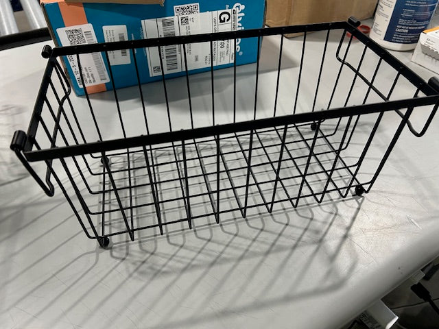 GENERIC BLACK 14" BY 7" KITCHEN SUPPLY HOLDER - BLACK - Like New