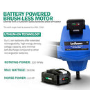 LANDWORKS ICE AUGER POWER HEAD 8"X39" BIT HEAVY DUTY VALVE - Scratch & Dent