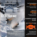 SuperHandy Electric Snow Thrower & Shovel - 20V 2Ah Cordless - Scratch & Dent