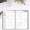 AT-A-GLANCE 2026 PLANNER, MONTHLY 8" X 12" LARGE DAYMINDER SK20026 - BLACK - Brand New