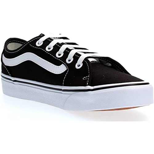 VN0A3IUNOLQ1 VANS WARD LOW-TOP - SIZE: WOMEN 8.5 - (CANVAS) BURGUNDY - Like New