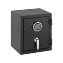 AMAZON BASICS FIRE RESISTANT SECURITY SAFE PROGRAMMABLE ELECTRONIC - BLACK - Like New