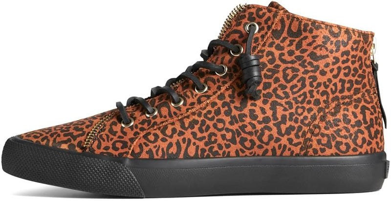 SPERRY HIGH-TOP SNEAKER LEOPARD R. MINKOFF - SIZE 6 - LEOPARD - Like New
