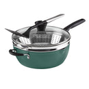 CUISINART PREFERRED PAN 4-PC SET - SAGE GREEN (MULTI-PURPOSE PAN w/COVER) - Like New