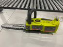SUN JOE CORDLESS CHAIN SAW MACHINE WOOD CUTTING 10" 600W MOTOR GREEN - TOOL ONLY - Like New