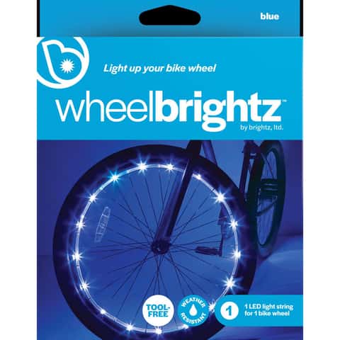BRIGHTZ WHEEL BRIGHTZ BLUE LED BIKE ACCESSORY ABS PLASTICS 1 PK - BLUE - Like New