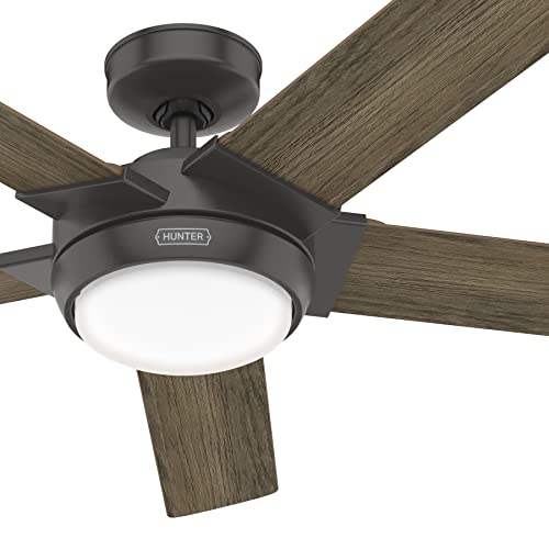 HUNTER BYHALIA 52 IN. CEILING FAN LIGHT REMOTE CC51418-A NOBLE BRONZE - BRONZE - Like New
