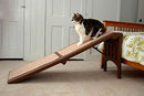 PET GEAR FREE STANDING PET RAMP FOR CATS AND DOGS 200LBS PG9955CH - CHOCOLATE - Like New