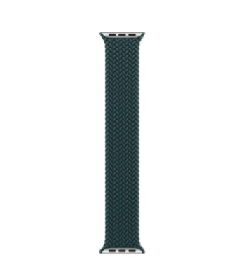 APPLE WATCH BRAIDED SOLO LOOP 45MM - SIZE 5 - RAINFOREST - Brand New