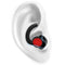 SUPCEAT EAR PLUGS FOR SLEEPING NOISE REDUCTION SOFT SILICONE 2 PAIRS - BLACK - Like New