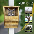 SDMOutdoor North America Screech Owl House Wooden Owl Nesting Box No Assembly - Brand New
