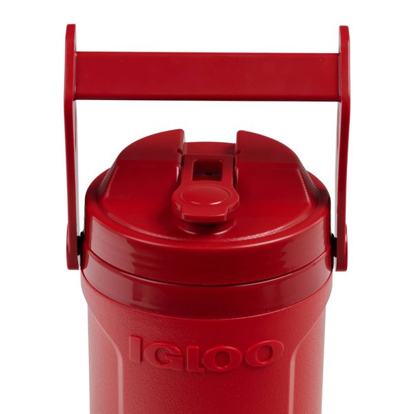 IGLOO LATITUDE HALF GALLON COOLER JUG BPA-FREE PORTABLE BEVERAGE SERVER - RED - Like New