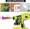 GENERIC CORDLESS PAINT SPRAYER REPLACEMENTY BATTERY NOT INCLUDED - GREEN - Like New