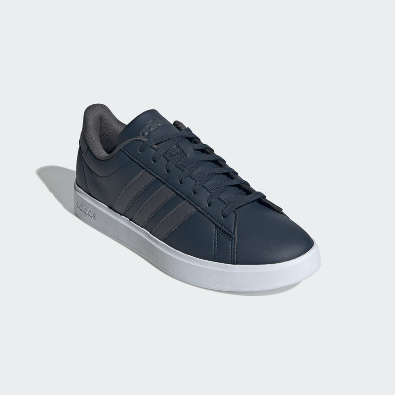 ADIDAS GRAND COURT 2.0 SHOES SIZE: MEN 11 - AURORA INK / GRAY SIX / CLOUD WHITE - Brand New