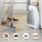 EyeVac Home Touchless Vacuum Automatic Dustpan Great Sweeping Pet Hair - White - Like New