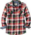 Legendary Whitetails Womens Cottage Escape Flannel Long Sleeve Plaid - Brand New