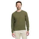 44S6S024 By Saks Fifth Avenue Olive Men's Size XL Jersey Stitch Crewneck Sweater - Brand New