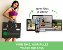 BodyBoss Home Gym 2.0 - Full Portable Gym Home Workout Package PKG4-GREEN Like New