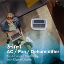 BLACK+DECKER 14,000 BTU PORTABLE AIR CONDITIONER 3-IN-1 AC BPP10WTB - WHITE - Like New