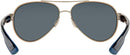 Costa Del Mar Women's Loreto Aviator Sunglasses 56mm Golden Pearl/Polarized Blue - Like New