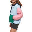 LW3ON725 LEVI'S WOMEN'S TASLAN POPOVER WINDBREAKER JACKET PINK/BLUE SIZE L - Brand New