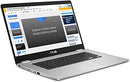 ASUS Chromebook 15.6" FHD N3350 4GB 64GB Chrome OS C523NA-IH44F - Silver - Like New