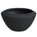 LeisureMod Basalt Tall Planter Fiberstone MgO Clay 20 24 28 31 Black VP15BL - Like New
