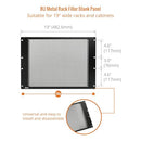 Tecmojo 8U Blank Panel Rack Mount 19" Server Rack Vented Black B0BNWPFL3D - Brand New