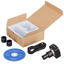 AMSCOPE 8 MP MICROSCOPE CAMERA USB 2.0 PHOTO VIDEO MU800 - BLACK - Like New