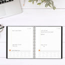 AT-A-GLANCE Planning Notebook, 8-1/2" x 11", Large, Un-dated, 7062090525 - Black - Like New