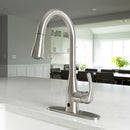 BIO BIDET FLOW TOUCHLESS KITCHEN FAUCET UP-7000BN - BRUSHED NICKEL - Like New