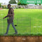 RICHMEN 10 Panels Garden Fence Dog Fence Outdoor for Yard - Black - Like New