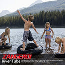 ZANGEROI RIVER TUBE FLOATING HEAVY DUTY RUBBER, SNOW TUBE 37" - BLACK - Like New