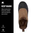 SOREL MEN'S BUXTON PULL ON WATERPROOF BOOT MEN 14 BROWN DELTA/BLACK - Like New