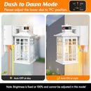 KONDRAS PORCH LIGHT WITH GFCI OUTLETS BUILT-IN LIGHT FIXTURE 0815WH-GFCI-WHITE - Like New