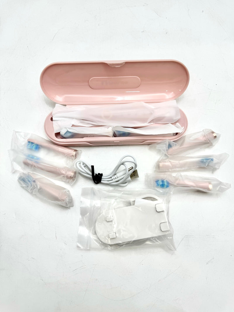 UPHYLIAN U PHYLIAN SONIC ELECTRIC TOOTHBRUSH 5 BRUSH MODES - PINK - Like New