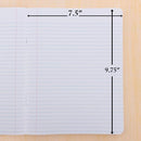 BAZIC PRODUCTS Premium Black Marble Composition Notebook College-Ruled - Brand New