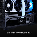 LIAN LI LANCOOL 207 Compact ATX RGB Gaming Computer Case, Airflow Mesh Panels - Like New