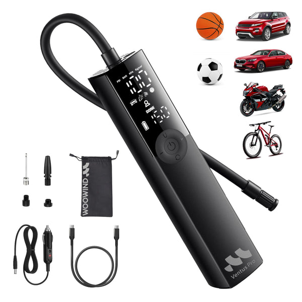 Tire Inflator Portable Air Compressor for Car, Bike, Motorcycle, SUV & Truck - Like New